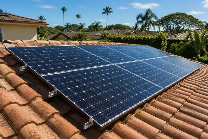 Installation de panneaux solaires à Laparrouquial